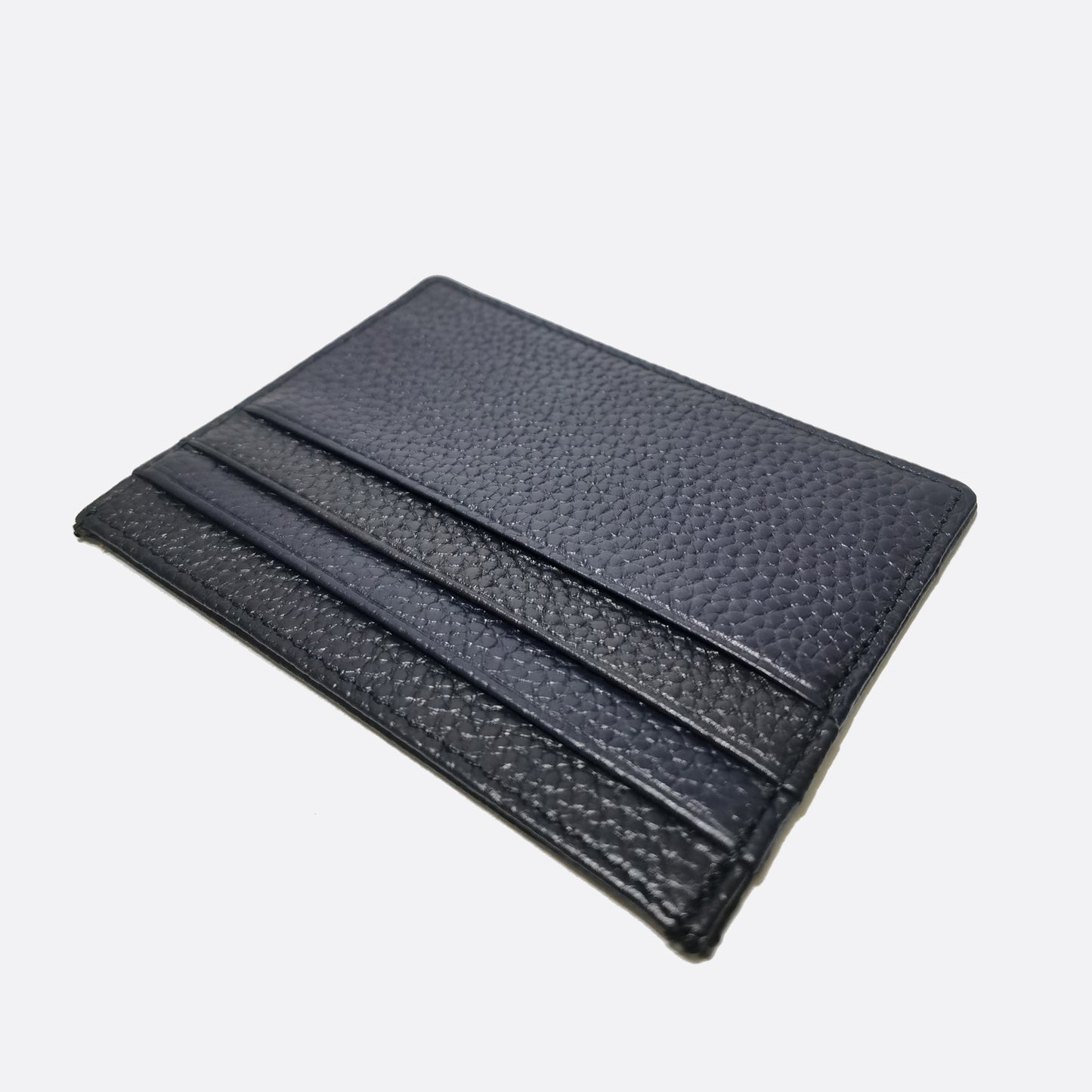 Unisex genuine cowhide leather card holder