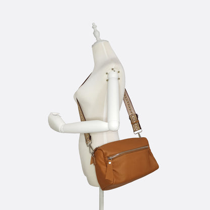 Women's genuine cowhide leather handbag Almo design