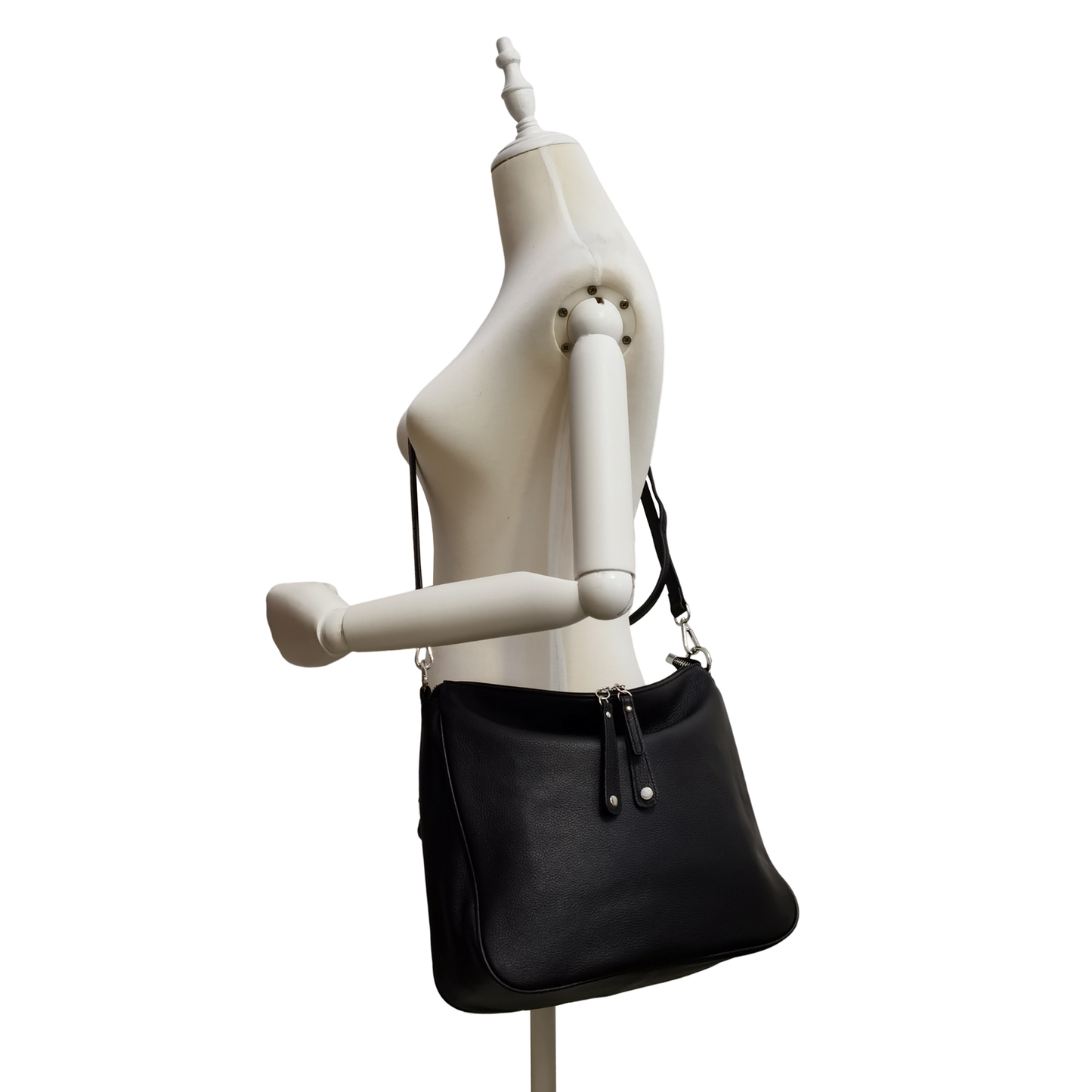 Women's genuine cowhide leather handbag Bora Chain design (chain removable upon request)
