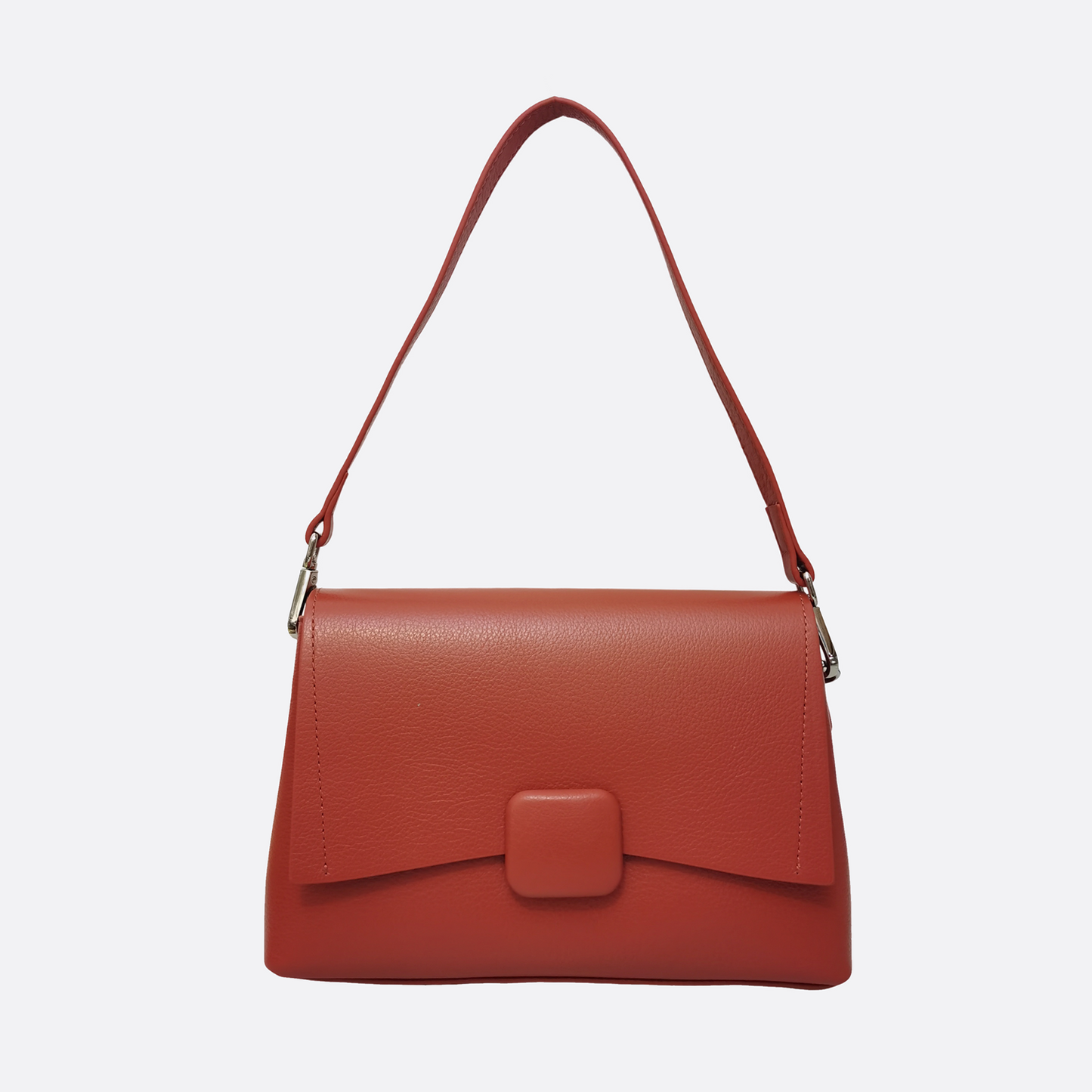 Women's genuine cowhide leather handbag Square V3 design