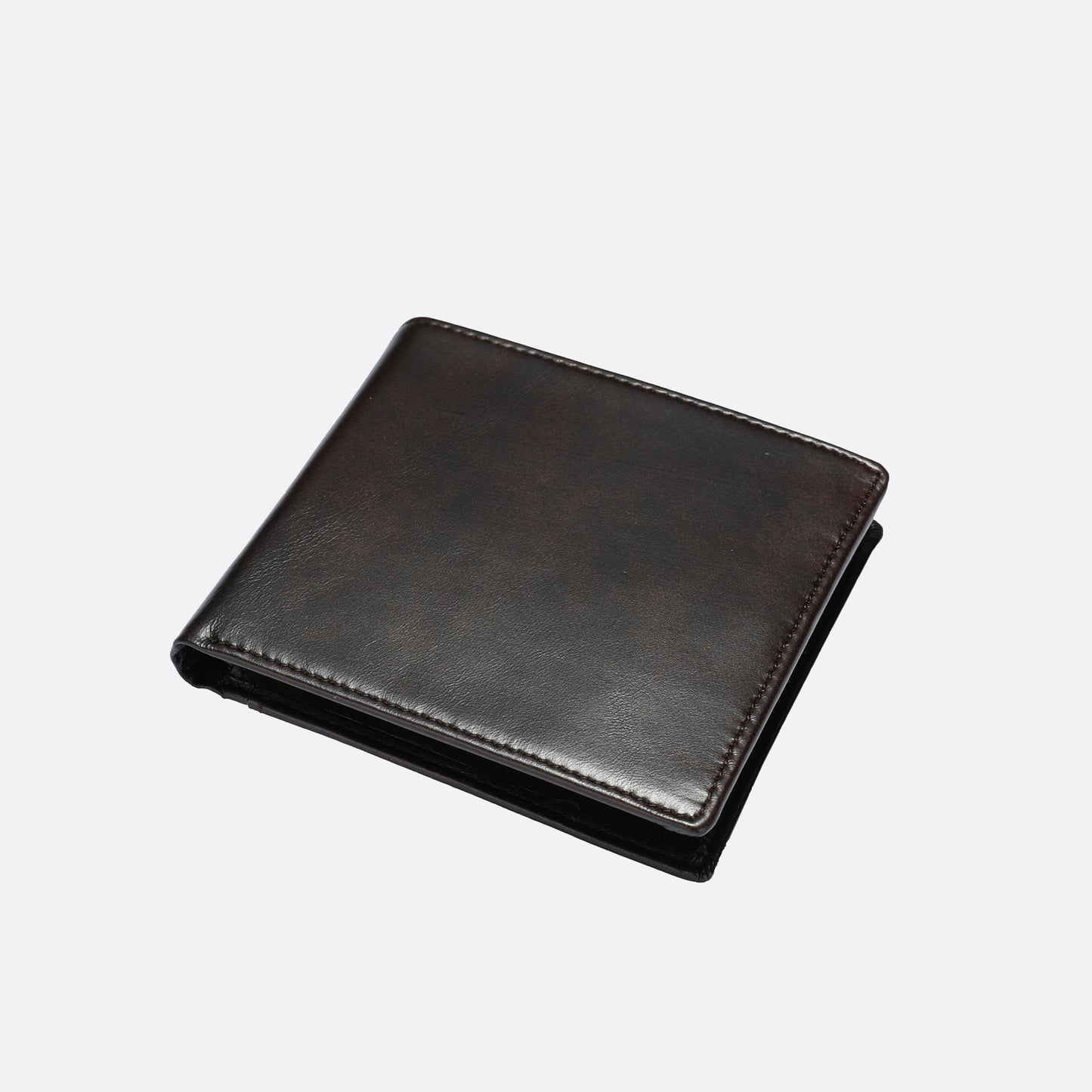 Women's and Men's unisex cowhide leather flap wallet