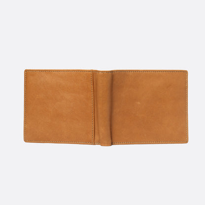 Women's and Men's unisex cowhide leather flap wallet