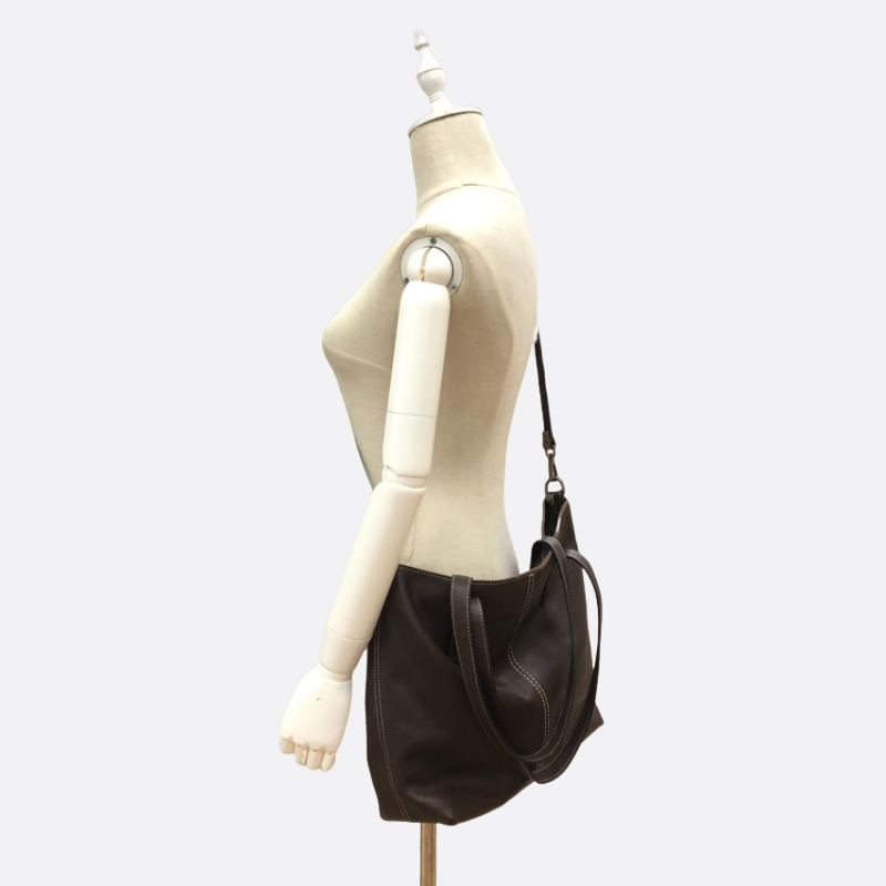 Women's genuine cowhide leather handbag Cara design