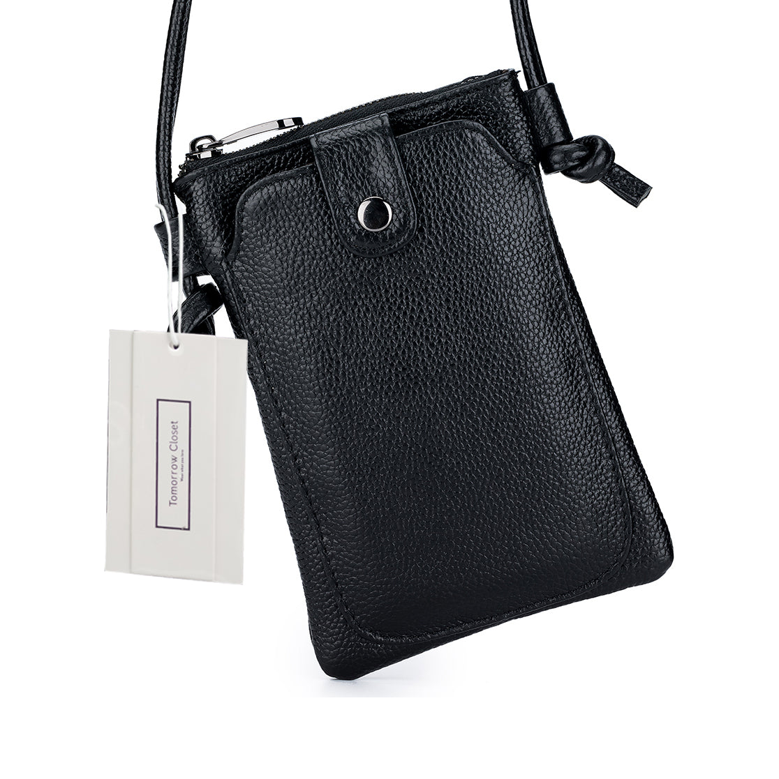 Women s genuine cowhide leather handphone bag Mirren Pouch design