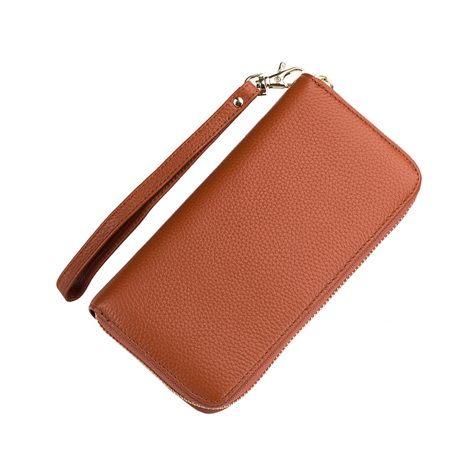 Women's wallet with wrist on sale strap